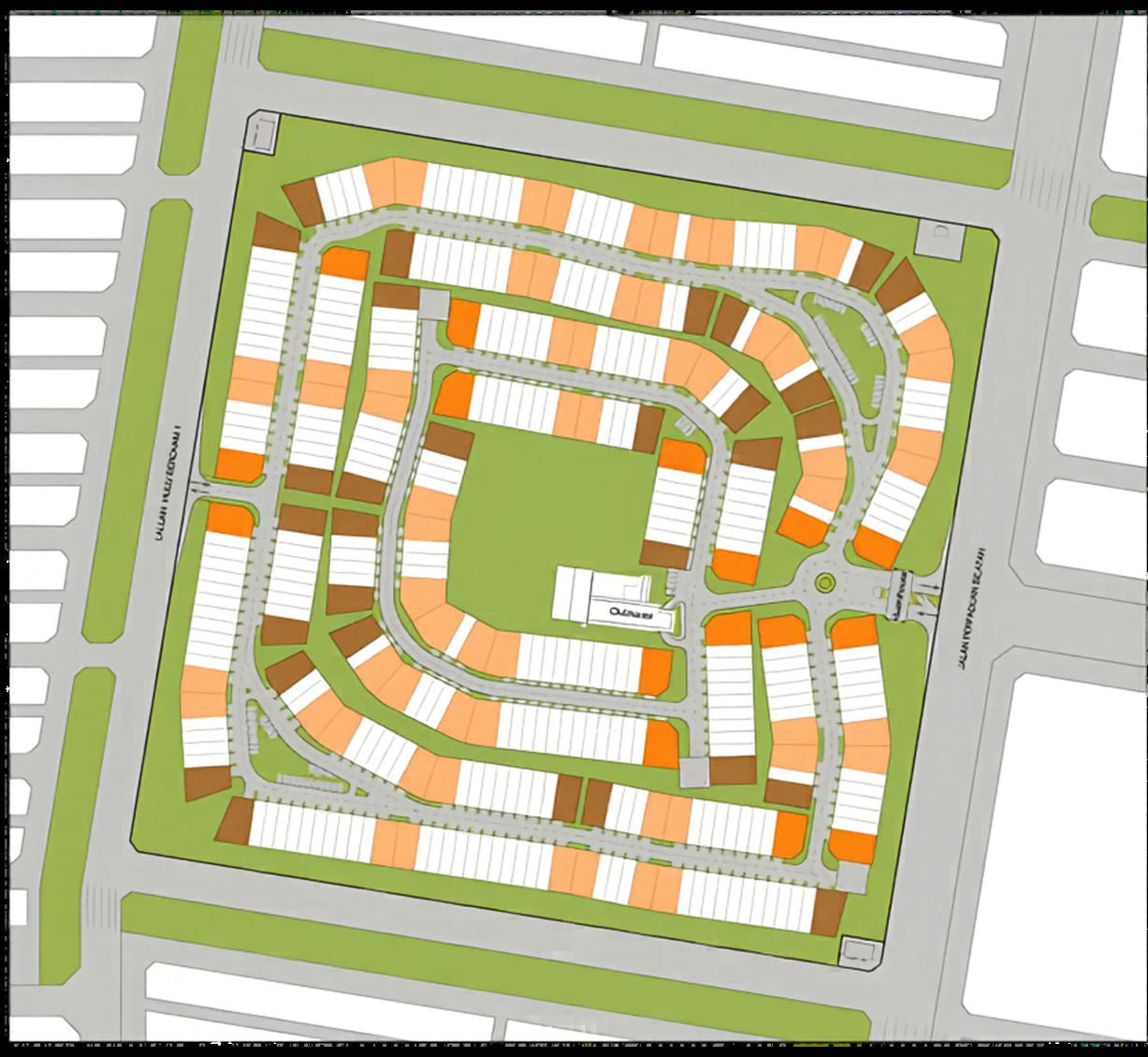 Olive Grove Ipoh site plan masterplan